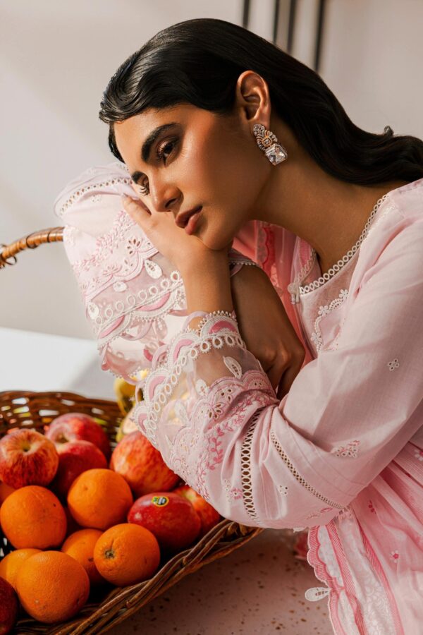 Zellbury 3-PC Cotton Unstitched Chikankari Suit - Image 2