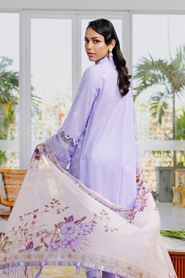 Zellbury 3-PC Cotton Unstitched Chikankari Suit - Image 3