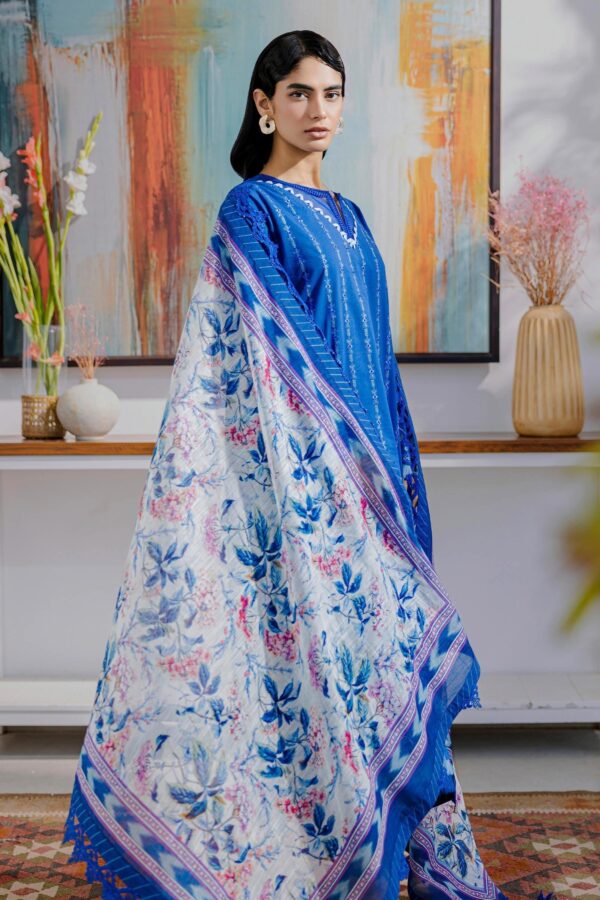 Zellbury 3-PC Cotton Unstitched Chikankari Suit - Image 2