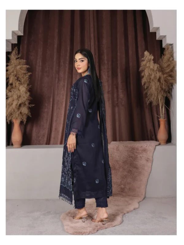 Summer 3-Piece Unstitched Ladies Suit Chashni By Faria - Image 2