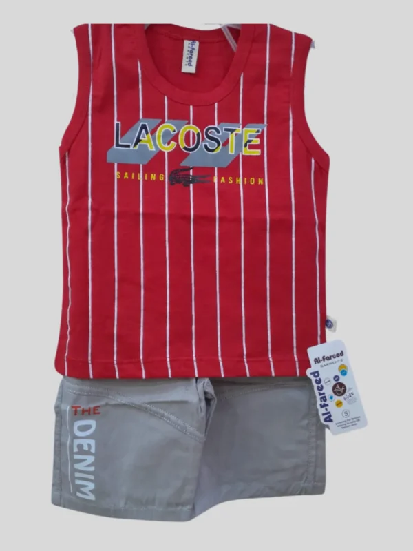 Baba Nicker With Sleeve Less Shirt - Image 3