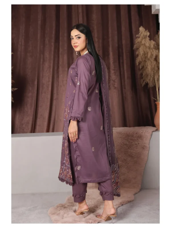 Summer 3-Piece Unstitched Ladies Suit Chashni By Faria - Image 2