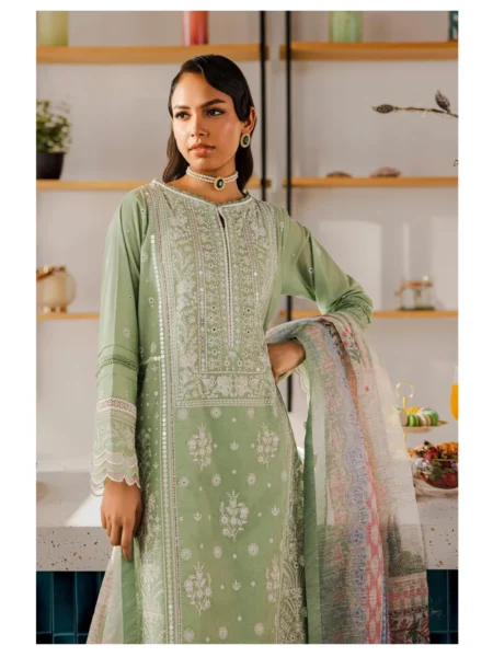 Zellbury 3-PC Cotton Unstitched Chikankari Suit