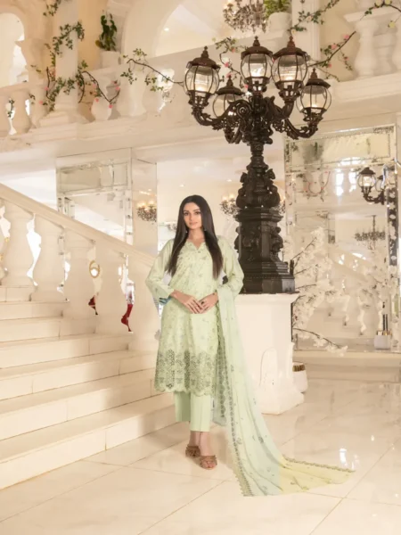 Zarna By Tawakkal 3-PC Laddies Unstitched Suit