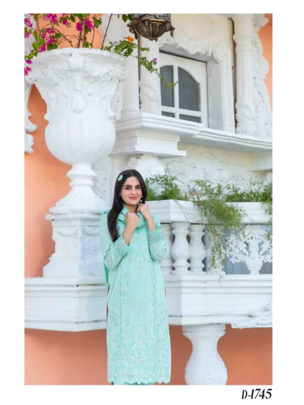 Mihrimha By Tawakkal 3-Piece Unstitched Ladies Suit - Image 2