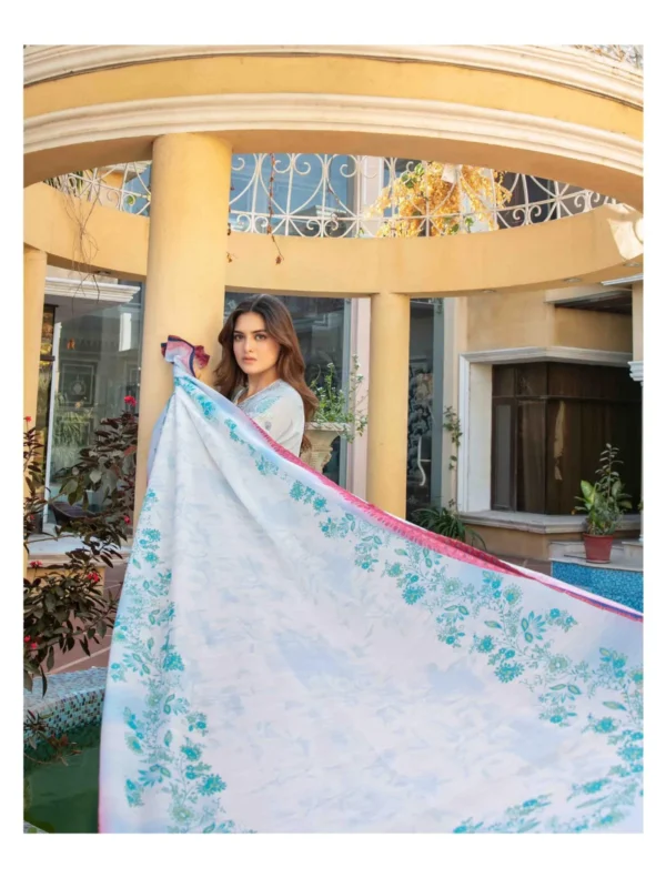 Zimmel By Tawakkal 3-PC Laddies Unstitched Suit - Image 2