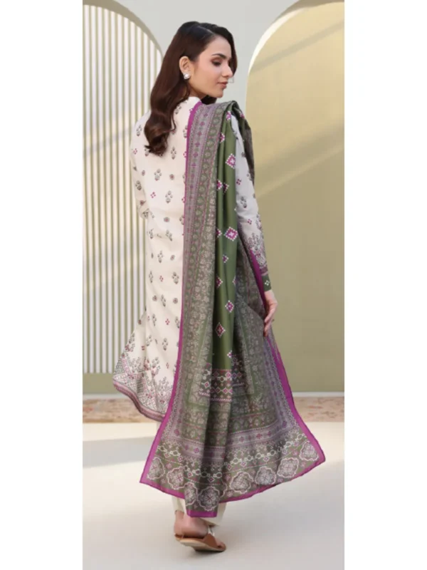 Zellbury 2-PC Digital Printed Vol 5 Unstitched Lawn Suit - Image 2