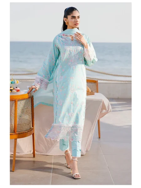 Zellbury 3-PC Cotton Unstitched Chikankari Suit
