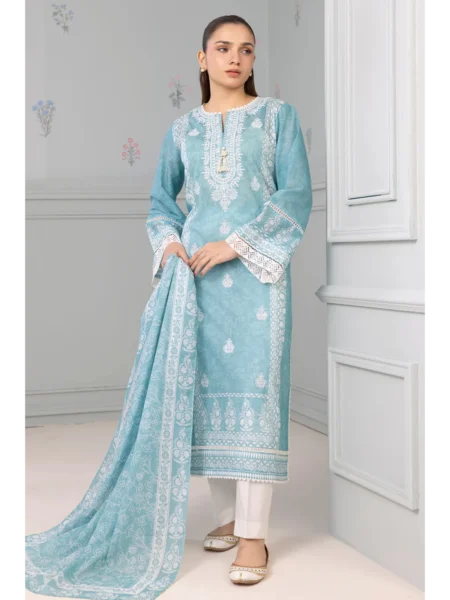Zellbury 2-PC Digital Printed Vol 5 Unstitched Lawn Suit