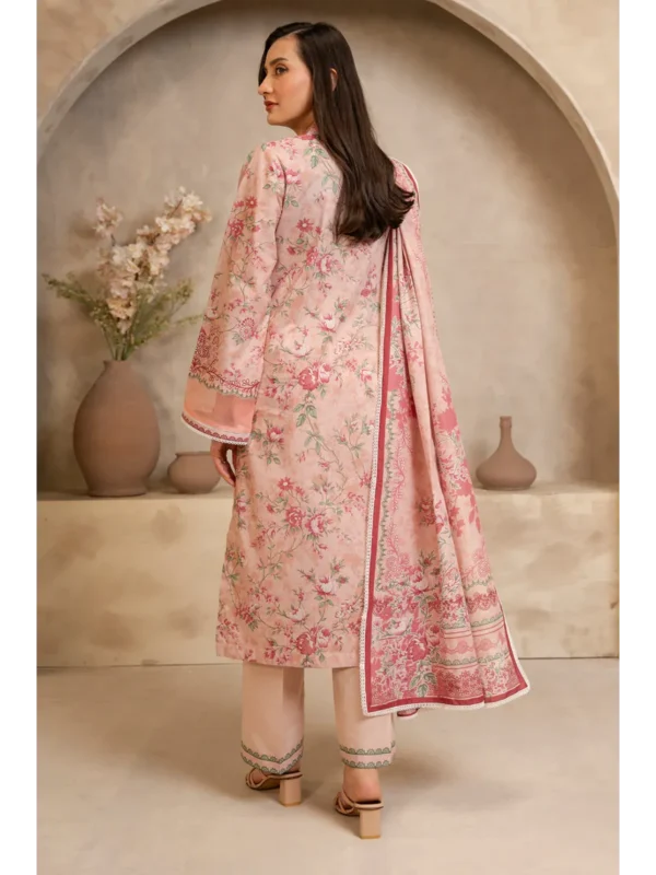 Zellbury 3-PC Digital Printed Vol 5 Unstitched Lawn Suit - Image 2