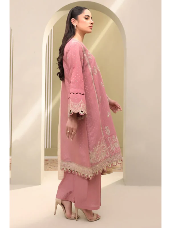 Zellbury 3-PC Digital Printed Vol 5 Unstitched Lawn Suit - Image 2