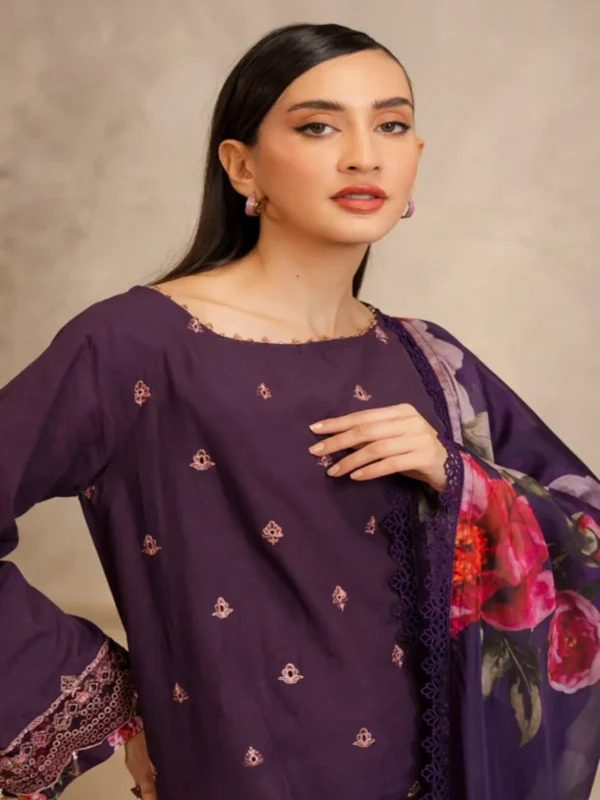 Zellbury 3-PC Digital Printed Vol 6 Unstitched Lawn Suit
