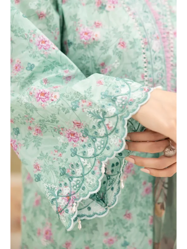 Zellbury 3-PC Digital Printed Vol 5 Unstitched Lawn Suit - Image 3