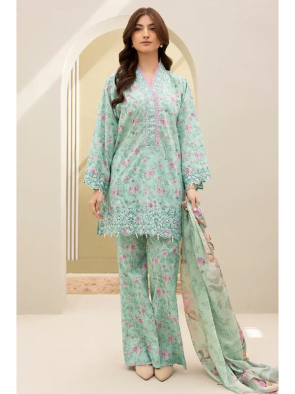 Zellbury 3-PC Digital Printed Vol 5 Unstitched Lawn Suit