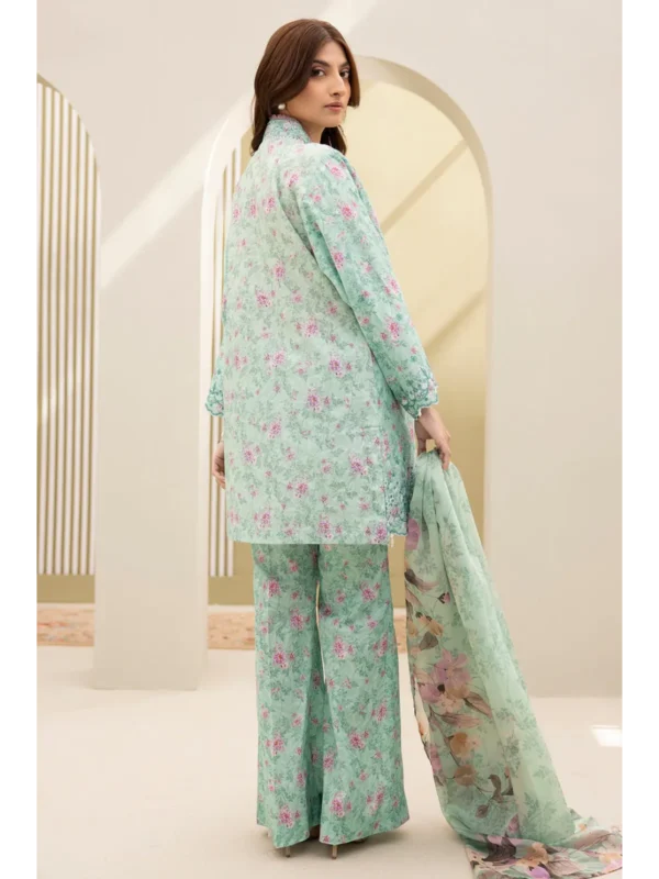 Zellbury 3-PC Digital Printed Vol 5 Unstitched Lawn Suit - Image 2