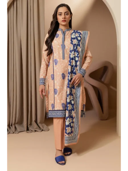 Zellbury 3-PC Digital Printed Vol 5 Unstitched Lawn Suit