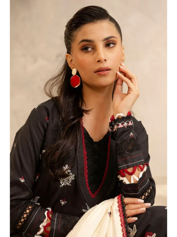 Zellbury 3-PC Digital Printed Vol 5 Unstitched Lawn Suit - Image 2