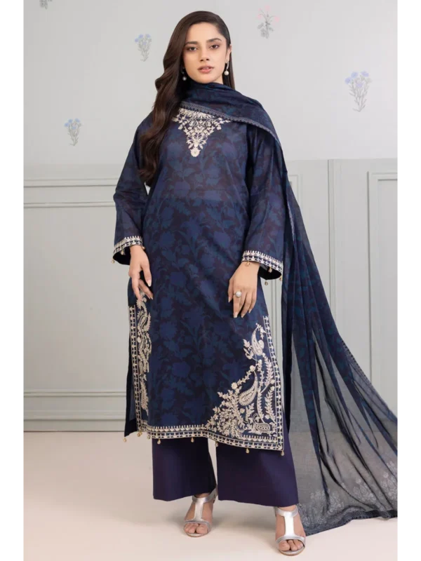 Zellbury 3-PC Digital Printed Vol 5 Unstitched Lawn Suit