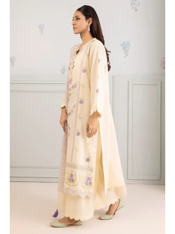 Zellbury 3-PC Digital Printed Vol 5 Unstitched Lawn Suit - Image 2