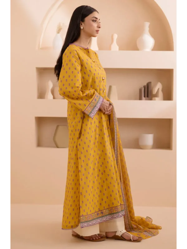 Zellbury 2-PC Digital Printed Vol 5 Unstitched Lawn Suit - Image 3