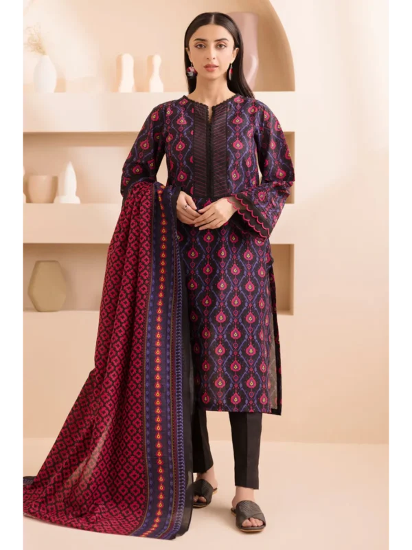 Zellbury 2-PC Digital Printed Vol 5 Unstitched Lawn Suit