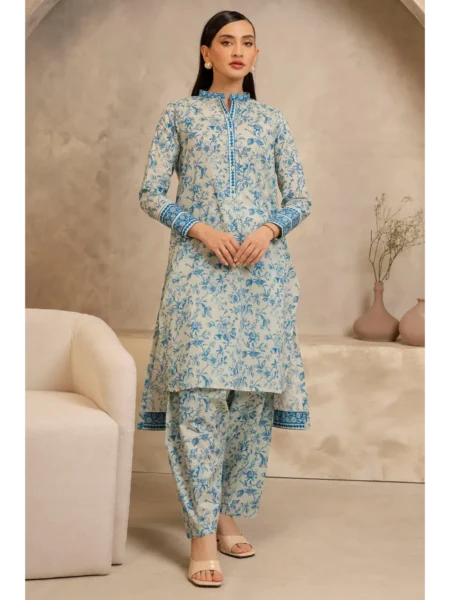 Zellbury 2-PC Digital Printed Vol 5 Unstitched Lawn Suit