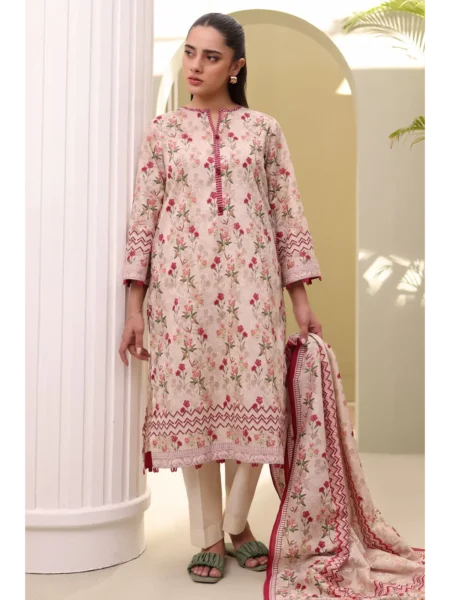 Zellbury 2-PC Digital Printed Vol 5 Unstitched Lawn Suit