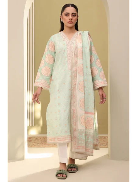 Zellbury 2-PC Digital Printed Vol 5 Unstitched Lawn Suit