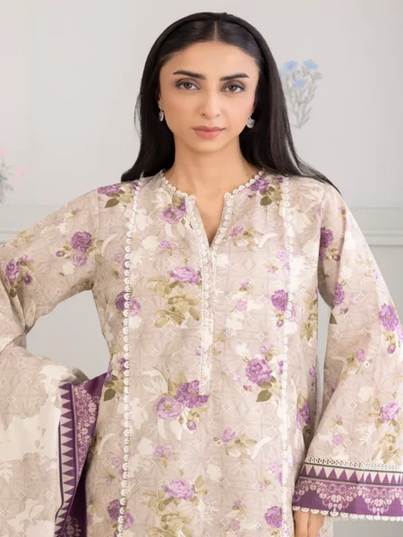 Zellbury 2-PC Digital Printed Vol 6 Unstitched Lawn Suit