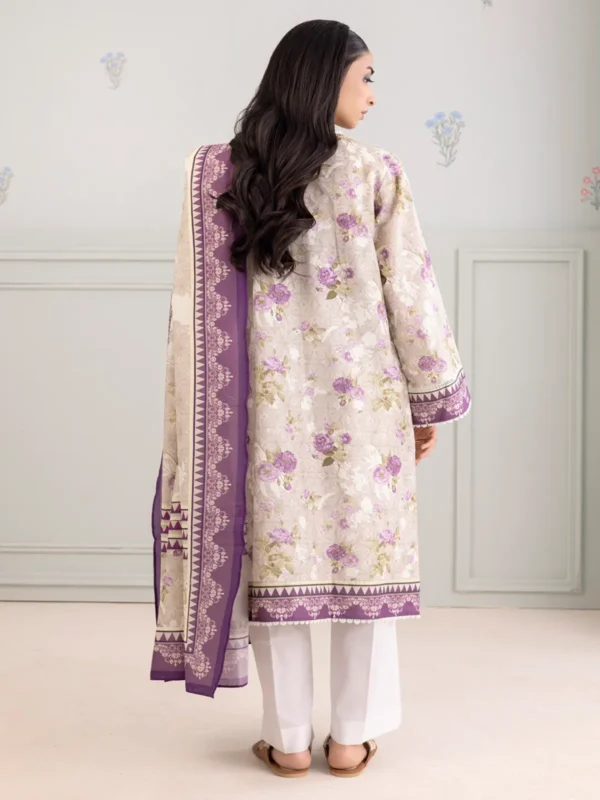 Zellbury 2-PC Digital Printed Vol 6 Unstitched Lawn Suit - Image 2