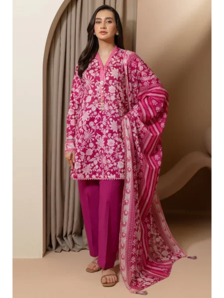 Zellbury 3-PC Digital Printed Vol 5 Unstitched Lawn Suit