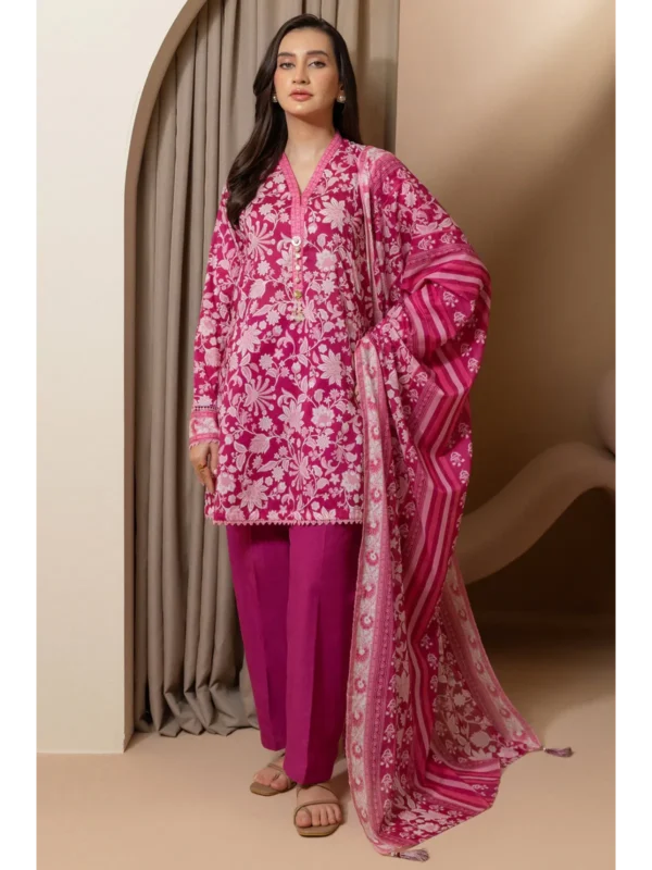 Zellbury 3-PC Digital Printed Vol 5 Unstitched Lawn Suit