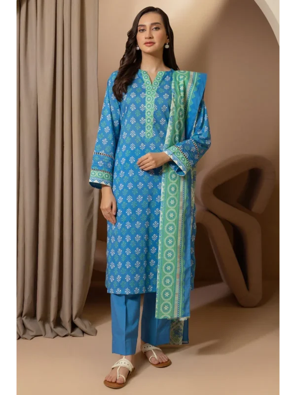 Zellbury 3-PC Digital Printed Vol 5 Unstitched Lawn Suit