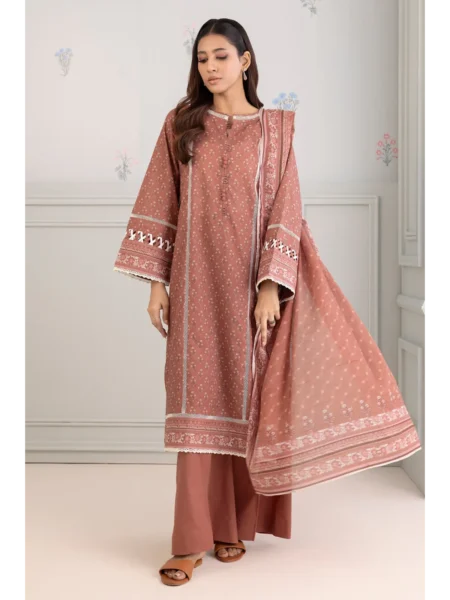 Zellbury 3-PC Digital Printed Vol 5 Unstitched Lawn Suit