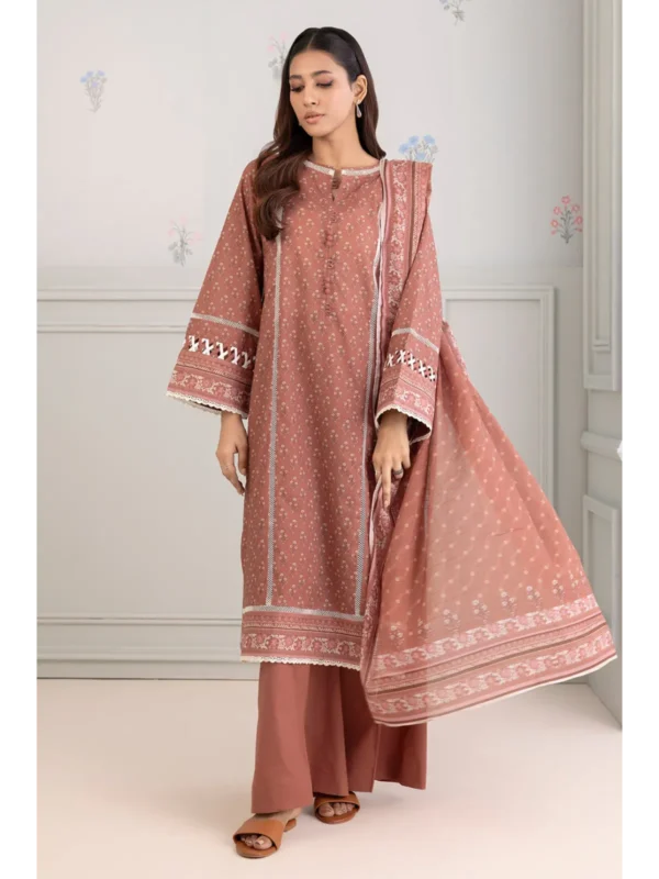 Zellbury 3-PC Digital Printed Vol 5 Unstitched Lawn Suit