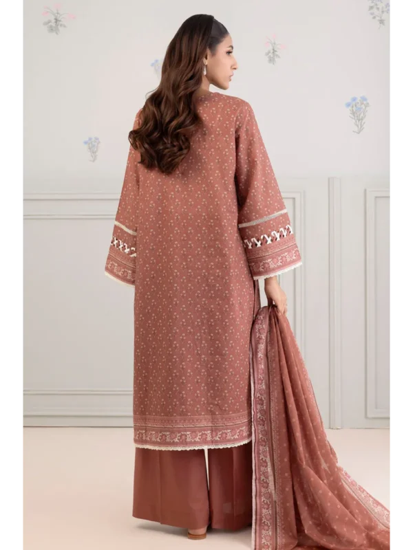Zellbury 3-PC Digital Printed Vol 5 Unstitched Lawn Suit - Image 2