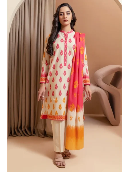 Zellbury 3-PC Digital Printed Vol 5 Unstitched Lawn Suit