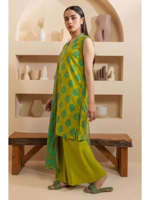 Zellbury 3-PC Digital Printed Vol 5 Unstitched Lawn Suit - Image 2