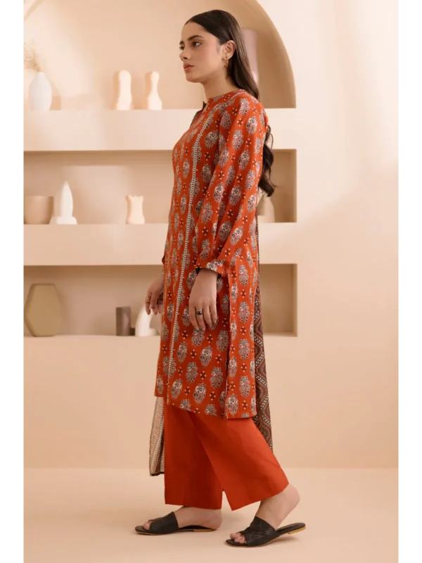 Zellbury 3-PC Digital Printed Vol 5 Unstitched Lawn Suit - Image 3