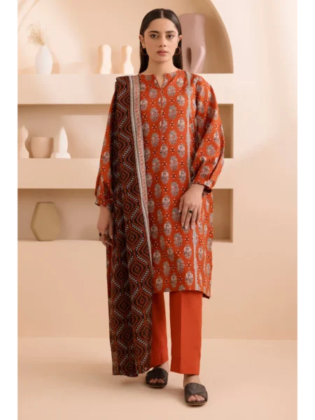 Zellbury 3-PC Digital Printed Vol 5 Unstitched Lawn Suit