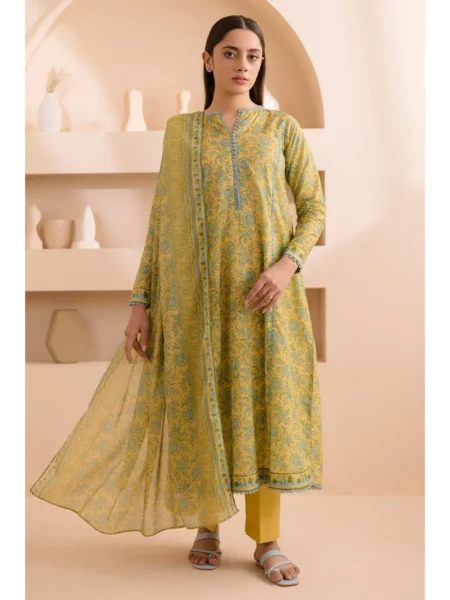 Zellbury 3-PC Digital Printed Vol 5 Unstitched Lawn Suit