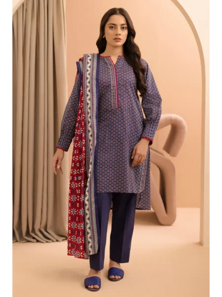 Zellbury 3-PC Digital Printed Vol 5 Unstitched Lawn Suit