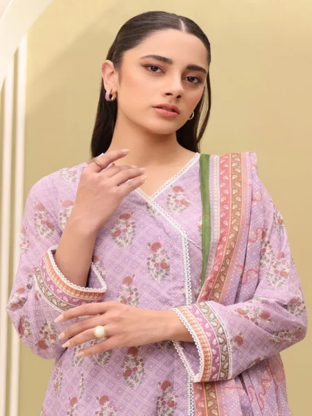 Zellbury 3-PC Digital Printed Vol 6 Unstitched Lawn Suit