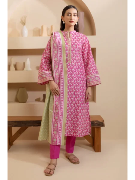 Zellbury 3-PC Digital Printed Vol 5 Unstitched Lawn Suit