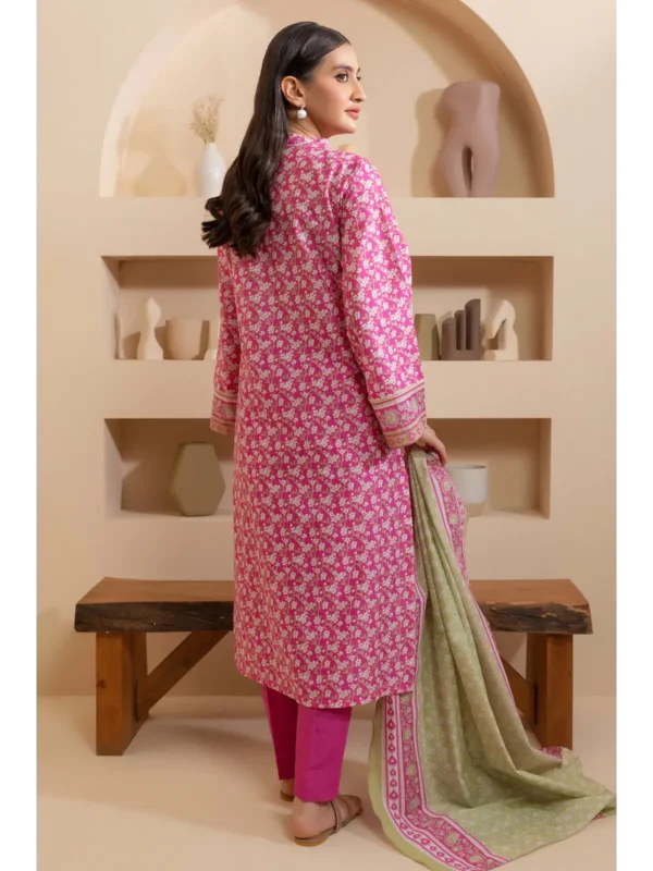Zellbury 3-PC Digital Printed Vol 5 Unstitched Lawn Suit - Image 3