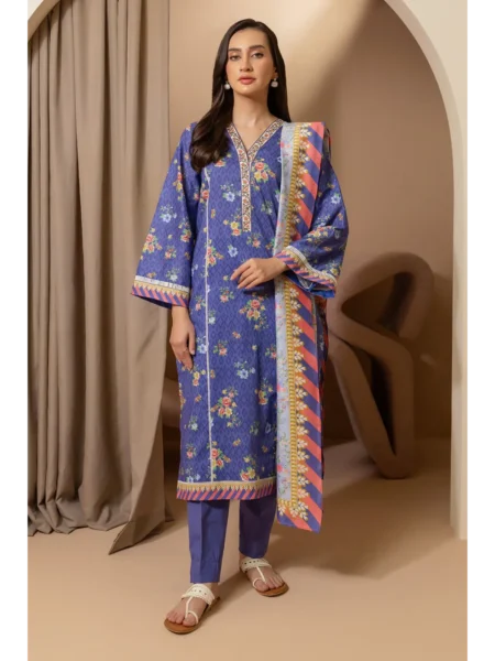 Zellbury 3-PC Digital Printed Vol 5 Unstitched Lawn Suit
