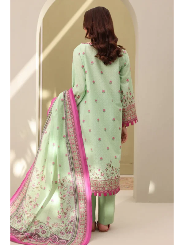 Zellbury 3-PC Digital Printed Vol 5 Unstitched Lawn Suit - Image 2