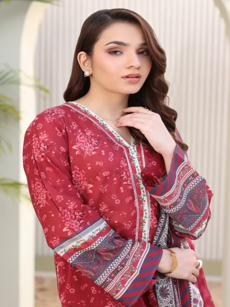 Zellbury 3-PC Digital Printed Vol 6 Unstitched Lawn Suit