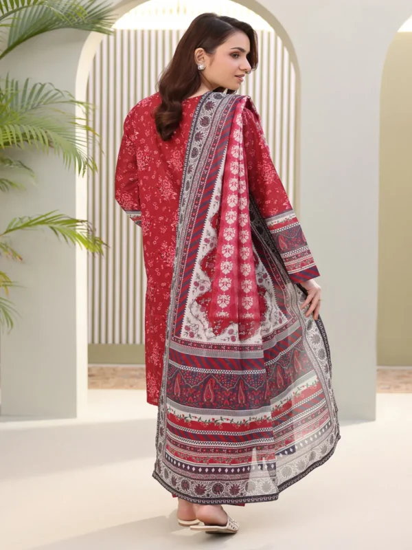 Zellbury 3-PC Digital Printed Vol 6 Unstitched Lawn Suit - Image 2