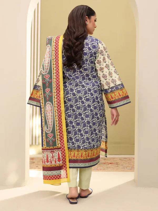 Zellbury 3-PC Digital Printed Vol 6 Unstitched Lawn Suit - Image 2